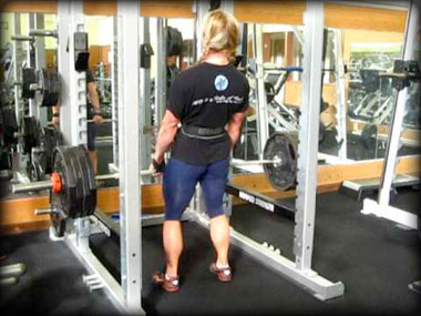 Heavy rack pulls add density from the calves to the traps