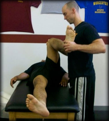 Internal hip rotation, test #1.