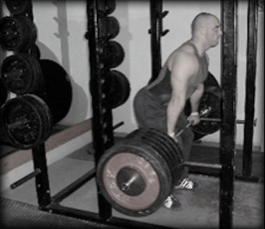 Rack pulls are featured in Coach Thibaudeau's I, Bodybuilder program