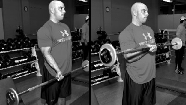 One-Arm Barbell Curl