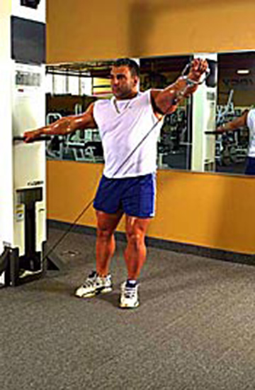 One Arm Cable Lateral Raise