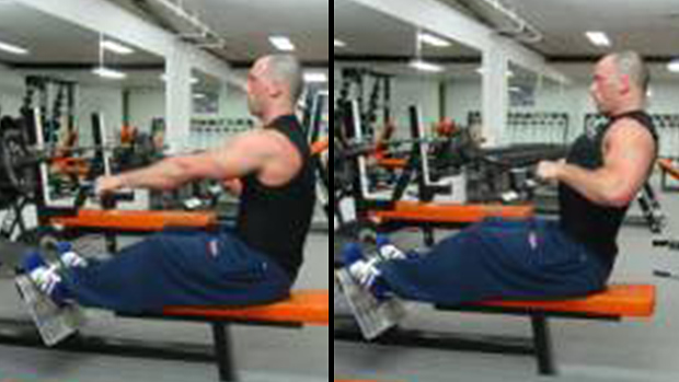 Overhand Mid-Grip Seated Row
