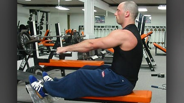 Seated cable row