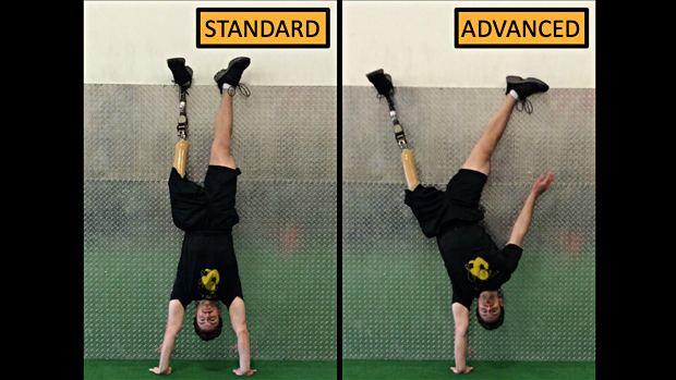Wall-Supported Handstand Iso Hold